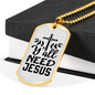 Y'All Need Jesus Necklace Stainless Steel or 18k Gold Dog Tag 24" Chain-Express Your Love Gifts