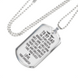 Years Have Brought Touch Daughter To Dad Necklace Stainless Steel or 18k Gold Dog Tag 24" Chain-Express Your Love Gifts