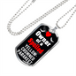 Yellow-Crowned Parakeet Bird Necklace Stainless Steel or 18k Gold Dog Tag 24" Chain-Express Your Love Gifts