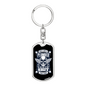 Yes I'm A Plumber Swivel Keychain Dog Tag Stainless Steel or 18k Gold-Express Your Love Gifts
