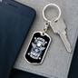 Yes I'm A Plumber Swivel Keychain Dog Tag Stainless Steel or 18k Gold-Express Your Love Gifts