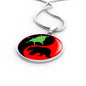 Yin Yang Trader Circle Necklace Stainless Steel or 18k Gold 18-Express Your Love Gifts