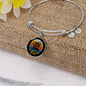 Yorkshire Terrier Mom Bracelet Stainless Steel or 18k Gold Circle Bangle-Express Your Love Gifts