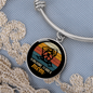 Yorkshire Terrier Mom Bracelet Stainless Steel or 18k Gold Circle Bangle-Express Your Love Gifts