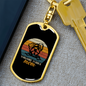Yorkshire Terrier Mom Keychain Stainless Steel or 18k Gold Dog Tag Keyring-Express Your Love Gifts