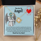 You are an Angel Nurse Healthcare Medical Worker Nurse Appreciation Gift Infinity Knot Necklace Message Card-Express Your Love Gifts