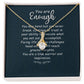 You Are Enough You May Bend Alluring Ribbon Necklace Message Card-Express Your Love Gifts