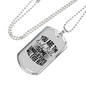 You Are The Bible Christian Necklace Stainless Steel or 18k Gold Dog Tag 24" Chain-Express Your Love Gifts