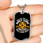 You Are The Only Bible For Unbelievers Christian Necklace Stainless Steel or 18k Gold Dog Tag 24" Chain-Express Your Love Gifts