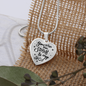 You Are The Stars To My Sky Necklace Stainless Steel or 18k Gold Heart 18-22"-Express Your Love Gifts