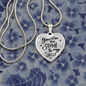 You Are The Stars To My Sky Necklace Stainless Steel or 18k Gold Heart 18-22"-Express Your Love Gifts