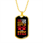 you can always find hope in a dogs eyes-01 Necklace Stainless Steel or 18k Gold Dog Tag 24" Chain-Express Your Love Gifts