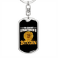 You Can Buy a Fraction Crypto Keychain Stainless Steel or 18k Gold Dog Tag Keyring-Express Your Love Gifts