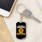 You Can Buy a Fraction Crypto Keychain Stainless Steel or 18k Gold Dog Tag Keyring-Express Your Love Gifts
