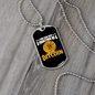 You Can Buy a Fraction Crypto Necklace Stainless Steel or 18k Gold Dog Tag 24" Chain-Express Your Love Gifts
