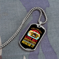 You Can Buy Love Necklace Stainless Steel or 18k Gold Dog Tag 24" Chain-Express Your Love Gifts