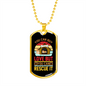 You Can Buy Love Necklace Stainless Steel or 18k Gold Dog Tag 24" Chain-Express Your Love Gifts