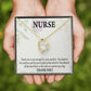 You Deserve the Rainbow Healthcare Medical Worker Nurse Appreciation Gift Forever Necklace w Message Card-Express Your Love Gifts