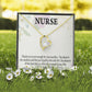 You Deserve the Rainbow Healthcare Medical Worker Nurse Appreciation Gift Forever Necklace w Message Card-Express Your Love Gifts