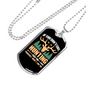 You Don'T Like Me Hunting Necklace Stainless Steel or 18k Gold Dog Tag 24" Chain-Express Your Love Gifts