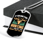 You Don'T Like Me Hunting Necklace Stainless Steel or 18k Gold Dog Tag 24" Chain-Express Your Love Gifts