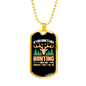 You Don'T Like Me Hunting Necklace Stainless Steel or 18k Gold Dog Tag 24" Chain-Express Your Love Gifts