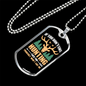 You Don'T Like Me Hunting Necklace Stainless Steel or 18k Gold Dog Tag 24" Chain-Express Your Love Gifts