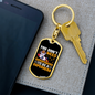 You Don't Need Superpowers Crypto Keychain Stainless Steel or 18k Gold Dog Tag Keyring-Express Your Love Gifts
