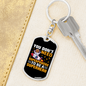 You Don't Need Superpowers Crypto Keychain Stainless Steel or 18k Gold Dog Tag Keyring-Express Your Love Gifts