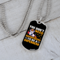 You Don't Need Superpowers Crypto Necklace Stainless Steel or 18k Gold Dog Tag 24" Chain-Express Your Love Gifts