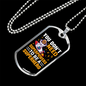 You Don't Need Superpowers Crypto Necklace Stainless Steel or 18k Gold Dog Tag 24" Chain-Express Your Love Gifts