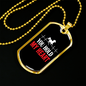 You Hold My Heart Horse Necklace Stainless Steel or 18k Gold Dog Tag 24" Chain-Express Your Love Gifts