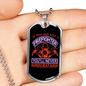 You'Ll Never Understand Firefighter Gift Stainless Steel or 18k Gold Dog Tag 24" Chain-Express Your Love Gifts