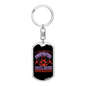 You'll Never Understand Firefighter Keychain Stainless Steel or 18k Gold Dog Tag Keyring-Express Your Love Gifts