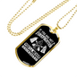 You'Ll Never Understand Firefighter Necklace Stainless Steel or 18k Gold Dog Tag 24" Chain-Express Your Love Gifts