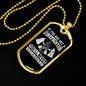 You'Ll Never Understand Firefighter Necklace Stainless Steel or 18k Gold Dog Tag 24" Chain-Express Your Love Gifts