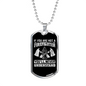 You'Ll Never Understand Firefighter Necklace Stainless Steel or 18k Gold Dog Tag 24" Chain-Express Your Love Gifts