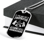 You'Ll Never Understand Firefighter Necklace Stainless Steel or 18k Gold Dog Tag 24" Chain-Express Your Love Gifts