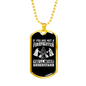You'Ll Never Understand Firefighter Necklace Stainless Steel or 18k Gold Dog Tag 24" Chain-Express Your Love Gifts
