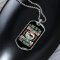 You Love Yourself Husky Necklace Stainless Steel or 18k Gold Dog Tag 24" Chain-Express Your Love Gifts