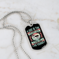 You Love Yourself Husky Necklace Stainless Steel or 18k Gold Dog Tag 24" Chain-Express Your Love Gifts