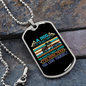 You Love Yourself Necklace Stainless Steel or 18k Gold Dog Tag 24" Chain-Express Your Love Gifts