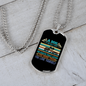 You Love Yourself Necklace Stainless Steel or 18k Gold Dog Tag 24" Chain-Express Your Love Gifts