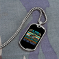 You Love Yourself Necklace Stainless Steel or 18k Gold Dog Tag 24" Chain-Express Your Love Gifts