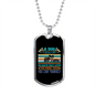 You Love Yourself Necklace Stainless Steel or 18k Gold Dog Tag 24" Chain-Express Your Love Gifts