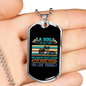 You Love Yourself Necklace Stainless Steel or 18k Gold Dog Tag 24" Chain-Express Your Love Gifts