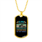 You Love Yourself Necklace Stainless Steel or 18k Gold Dog Tag 24" Chain-Express Your Love Gifts