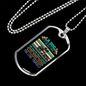 You Love Yourself Necklace Stainless Steel or 18k Gold Dog Tag 24" Chain-Express Your Love Gifts