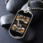 You Love Yourself White Necklace Stainless Steel or 18k Gold Dog Tag 24" Chain-Express Your Love Gifts