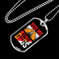 You Me and The Dogs Necklace Stainless Steel or 18k Gold Dog Tag 24" Chain-Express Your Love Gifts